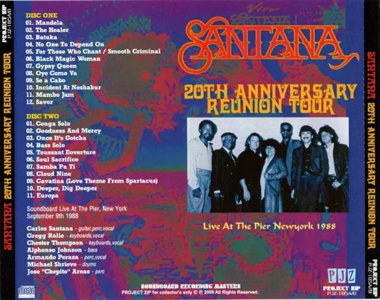 Santana / 20th Anniversary Reunion Tour SOUNDBOARD (2CDR)