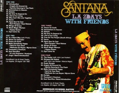 Santana / LA 2 Days With Friends (4CDR)