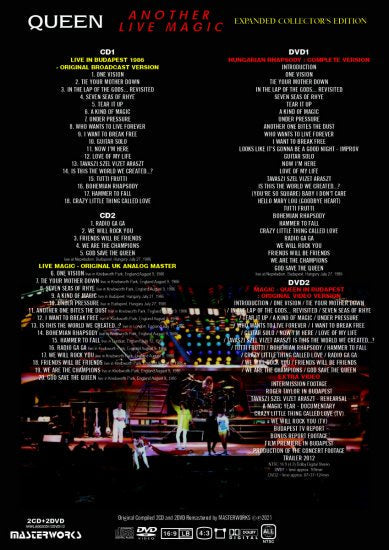 QUEEN / ANOTHER LIVE MAGIC EXPANDED COLLECTOR'S EDITION [2CD+2DVD]