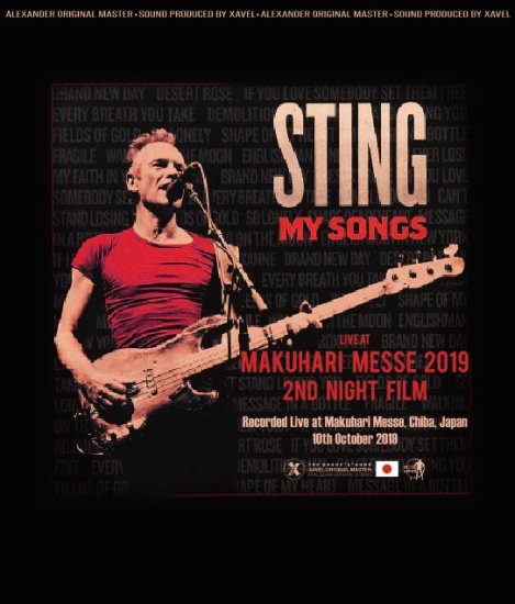 STING / Live at Makuhari Messe 2019 2nd Night Film (1BD+1DVD)