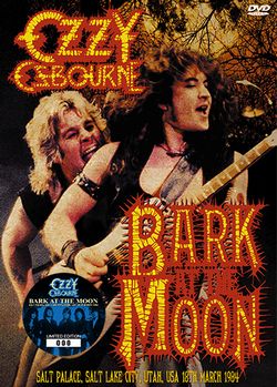 OZZY OSBOURNE / BARK AT THE MOON SALT LAKE CITY 1984 (1DVD+1CDR)