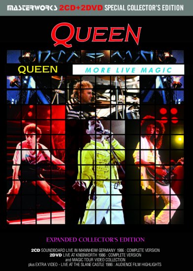 QUEEN / MORE LIVE MAGIC EXPANDED COLLECTOR'S EDITION [2CD+2DVD]