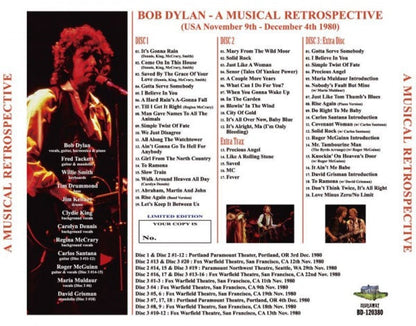 BOB DYLAN / A MUSICAL RETROSPECTIVE (3CD)