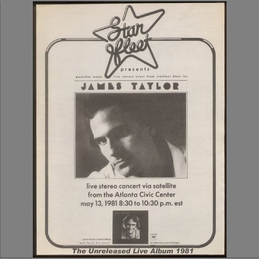 James Taylor / The Unreleased Live Album 1981 (2CDR)