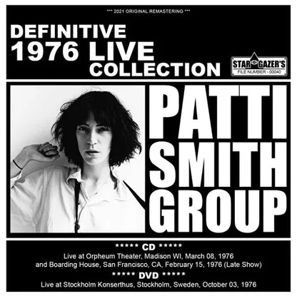 PATTI SMITH GROUP / DEFINITIVE 1976 LIVE COLLECTION (1CDR+1DVDR)