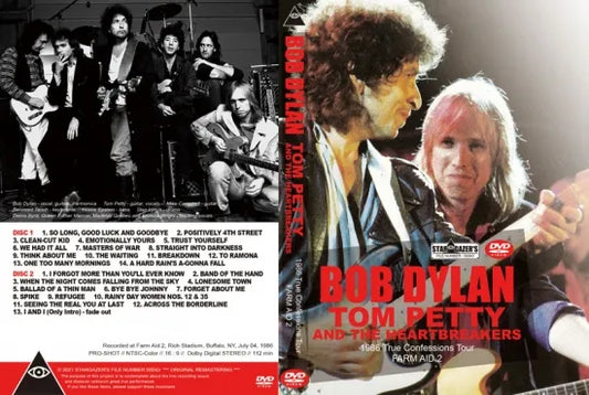 BOB DYLAN WITH TOM PETTY AND THE HEARTBREAKERS / FARM AID 2 PRO-SHOT (2DVDR)