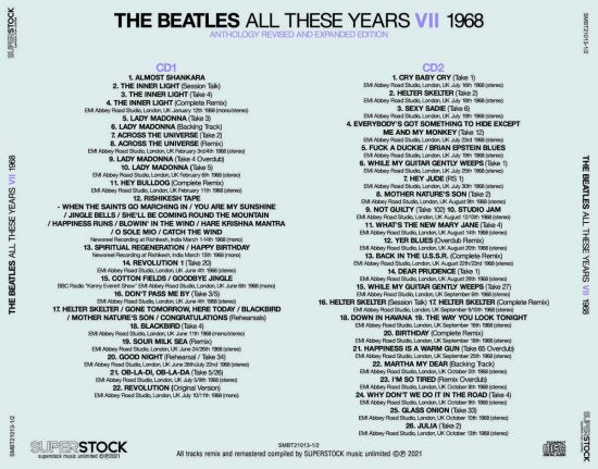 THE BEATLES / ALL THESE YEARS VII 1968 (2CD)