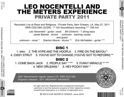LEO NOCENTELLI AND THE METERS EXPERIENCE / PRIVATE PARTY 2011 (2CDR)