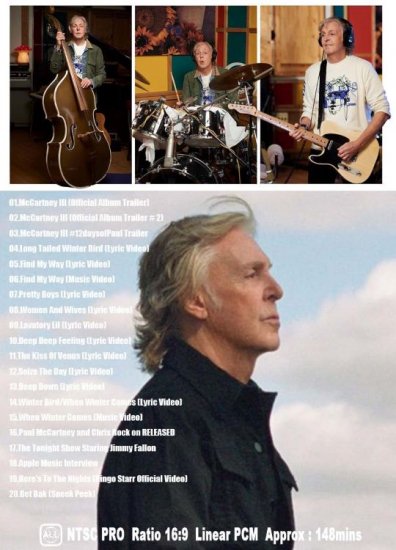 PAUL McCARTNEY / McCartney Ⅲ Films (1BD-R)