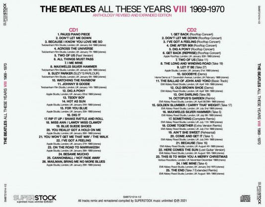 THE BEATLES / ALL THESE YEARS VIII 1969-70 ANTHOLOGY REVISED AND EXPANDED EDITION [2CD]
