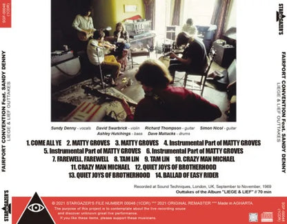 FAIRPORT CONVENTION FEATURING SANDY DENNY / LIEGE & LIEF OUTTAKES (1CDR)