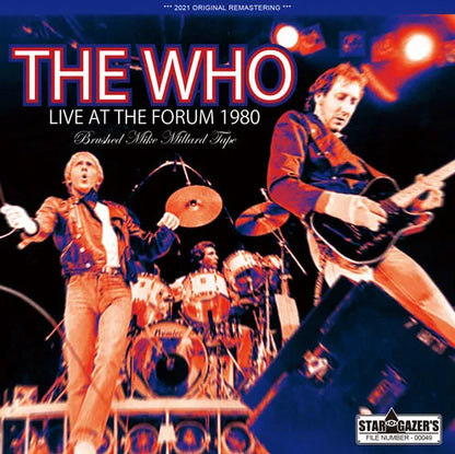 THE WHO / BRUSHED MIKE MILLARD TAPE LIVE AT THE FORUM 1980 (2CDR)