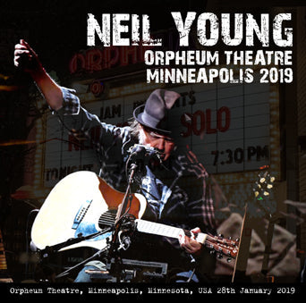 NEIL YOUNG / ORPHEUM THEATRE, MINNEAPOLIS 2019 (2CDR)
