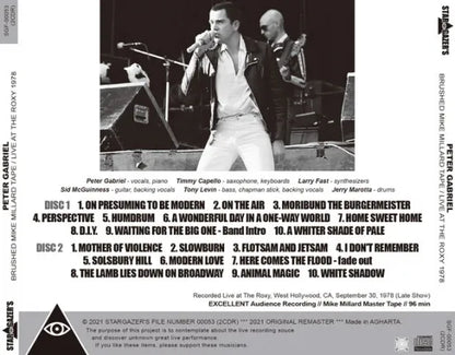 PETER GABRIEL / BRUSHED MIKE MILLARD TAPE LIVE AT THE ROXY 1978 (2CDR)