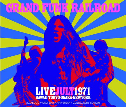 GRAND FUNK RAILROAD / LIVE JULY 1971 50TH ANNIVERSARY COLLECTOR'S EDITION (2CD+DVD)