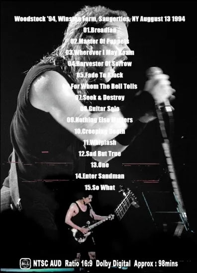 METALLICA / WOODSTOCK '94 PRO-SHOT (1DVDR)