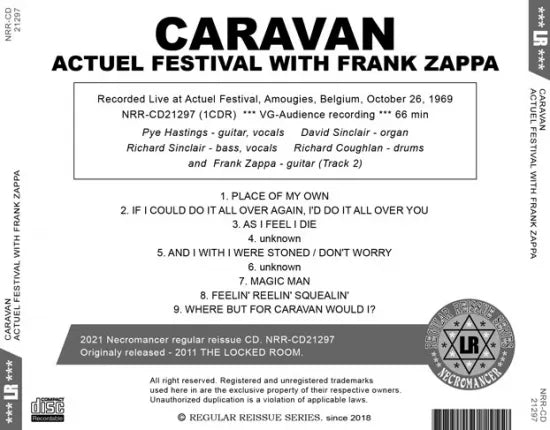 CARAVAN / ACTUEL FESTIVAL WITH FRANK ZAPPA (1CDR)