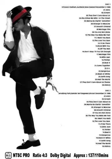 MICHAEL JACKSON / King Of Pop 3 History Tour (2DVDR)