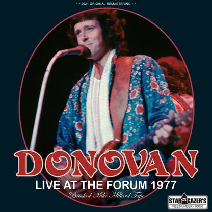 DONOVAN / BRUSHED MIKE MILLARD TAPE LIVE AT THE FORUM 1977 (1CDR)