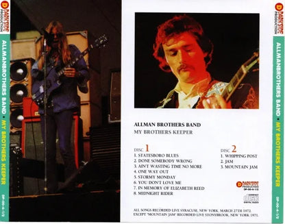 Allman Brothers Band / My Brothers Keeper SOUNDBOARD (2CD)