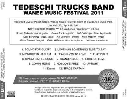 TEDESCHI TRUCKS BAND / WANEE MUSIC FESTIVAL 2011 (1CDR)