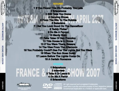 ARCTIC MONKEYS / SOUND AND VISION (1CDR+1DVDR)