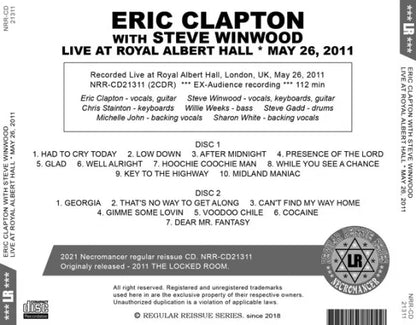 ERIC CLAPTON WITH STEVE WINWOOD / LIVE AT ROYAL ALBERT HALL MAY 26, 2011 (2CDR)