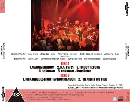 MAGMA / 21.10.21 EPINAL (2CDR)