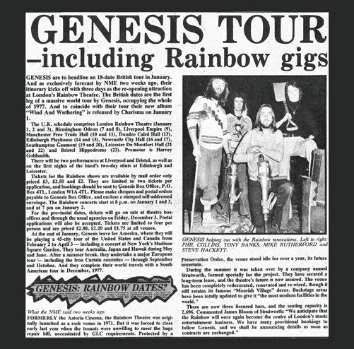 GENESIS / THE RE-OPENING ATTRACTION AT RAINBOW THEATRE (2CD)