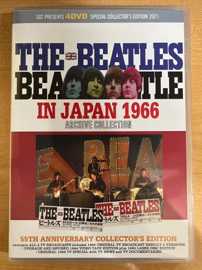 THE BEATLES / IN JAPAN 1966 ARCHIVE COLLECTION =55TH ANNIVERSARY= (4DVD)