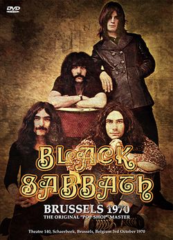 BLACK SABBATH / BRUSSELS 1970 ORIGINAL POP SHOP MASTER (1DVD+1CD)