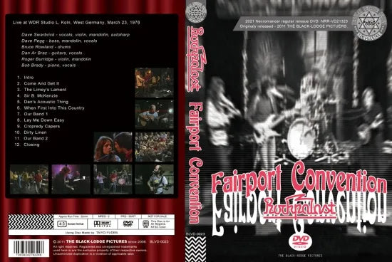 FAIRPORT CONVENTION / ROCKPALAST 1976 PRO-SHOT (1DVDR)