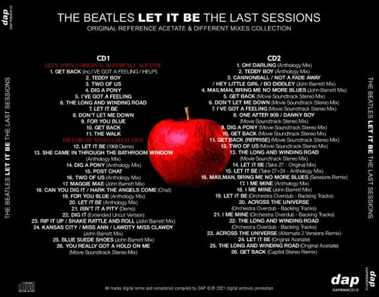 THE BEATLES / LET IT BE: THE LAST SESSIONS (2CD)