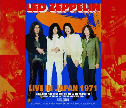 LED ZEPPELIN / LIVE IN JAPAN 1971 50th ANNIVERSARY COLLECTOR'S EDITION (3CD+1DVD)