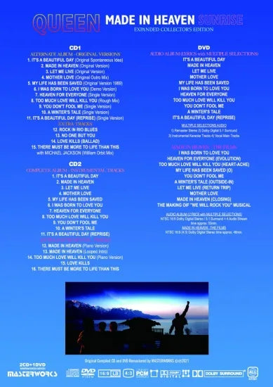 Queen Made In Heaven Sunrise + Sunset Set Expanded Collector's Edition 4CD+2DVD
