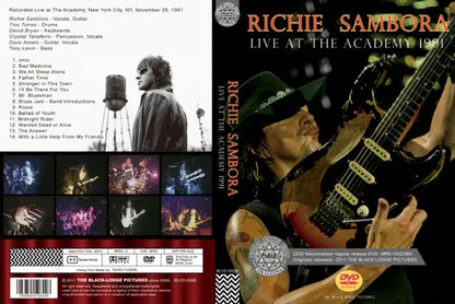 RICHIE SAMBORA / LIVE AT THE ACADEMY 1991 (1DVDR)