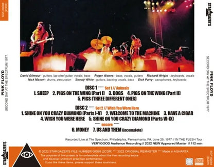 PINK FLOYD / SECOND DAY AT THE SPECTRUM 1977 (2CDR)