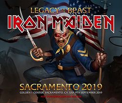 IRON MAIDEN / SACRAMENTO 2019 CAJA DE SONIDO ALD/MATRIZ AUD (2 CD + 1 DVD)