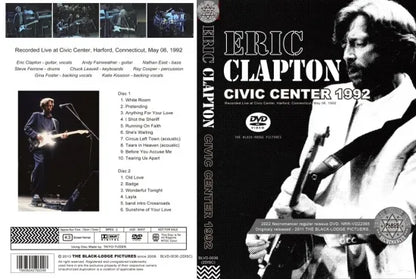 ERIC CLAPTON / CIVIC CENTER 1992 (2DVDR)