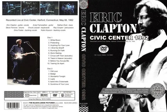 ERIC CLAPTON / CIVIC CENTER 1992 (2DVDR)