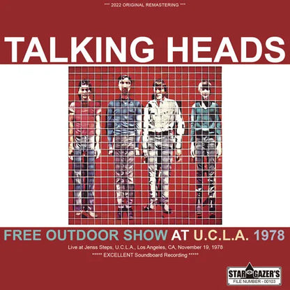 TALKING HEADS / FREE OUTDOOR SHOW AT U.C.L.A. 1978 (1CDR)