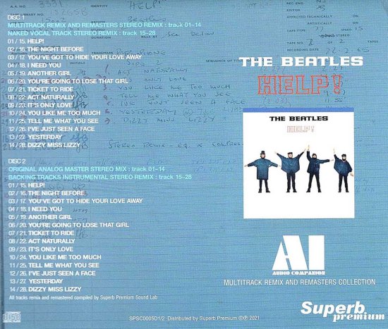 THE BEATLES / HELP! AI - AUDIO COMPANION (2CD)