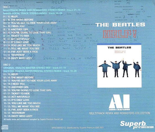 THE BEATLES / HELP! AI - AUDIO COMPANION (2CD)