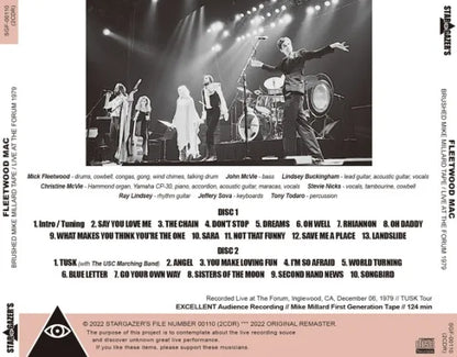 FLEETWOOD MAC / BRUSHED MIKE MILLARD TAPE LIVE AT THE FORUM 1979 (2CDR)