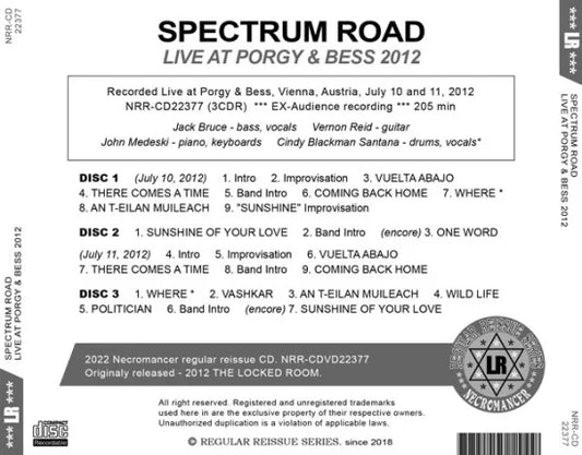SPECTRUM ROAD / DAL VIVO AL PORGY &amp; BESS 2012 (3CDR)