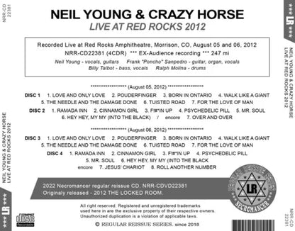 NEIL YOUNG & CRAZY HORSE / LIVE AT RED ROCKS 2012 (4CDR)