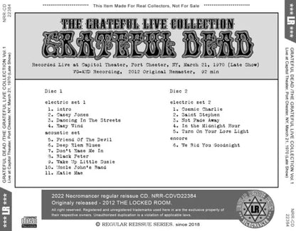 GRATEFUL DEAD / THE GRATEFUL LIVE COLLECTION Vol.1 (2CDR)