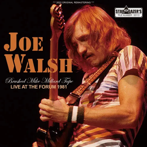 JOE WALSH / BRUSHED MIKE MILLARD TAPE LIVE AT THE FORUM 1981 (2CDR)