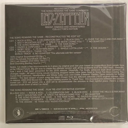 Led Zeppelin / THE SONG REMAINS THE SAME RECONSTRUCTION (7CD+Blu-ray) Empress Valley Hologram Box