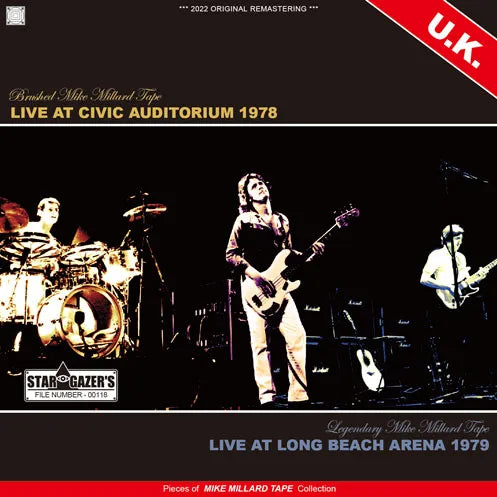 U.K. / PIECES OF MIKE MILLARD TAP COLLECTION CIVIC AUDITORIUM 1978 & LONG BEACH ARENA 1979 (1CDR)